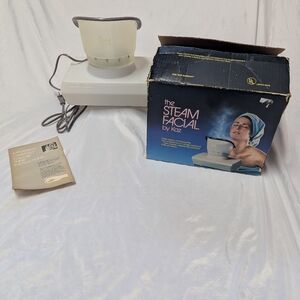 Vtg The Steam Facial by Kaz Pore Cleansing Facial Steamer & Room Humidifier Work
